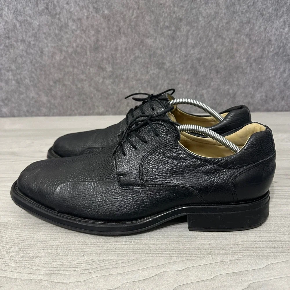 Studio‎ Belvedere Bay Bridge Men 14 Leather Dress Shoes Derby Pebbleds Brazil